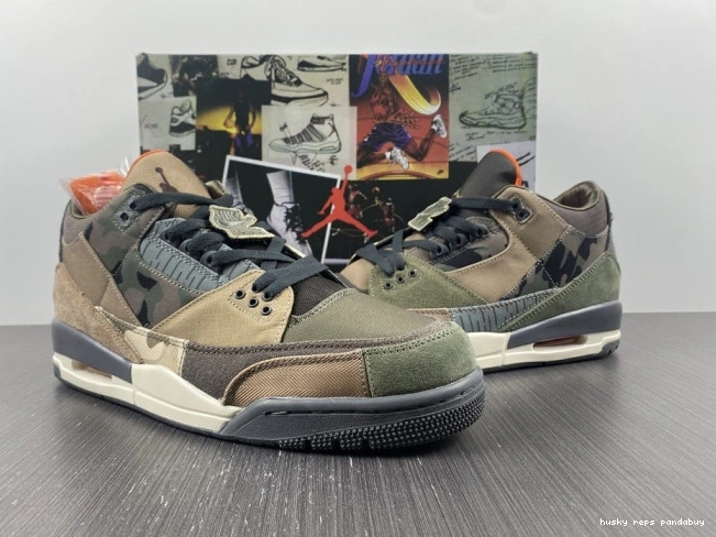 Rep Husky Camo DO1830-200 Patchwork 3 Air Jordan Retro 0713